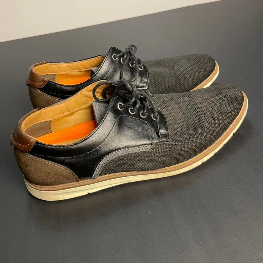 ck mesh lace-up oxfords with brown accents Men's 11 casual Mix no 6